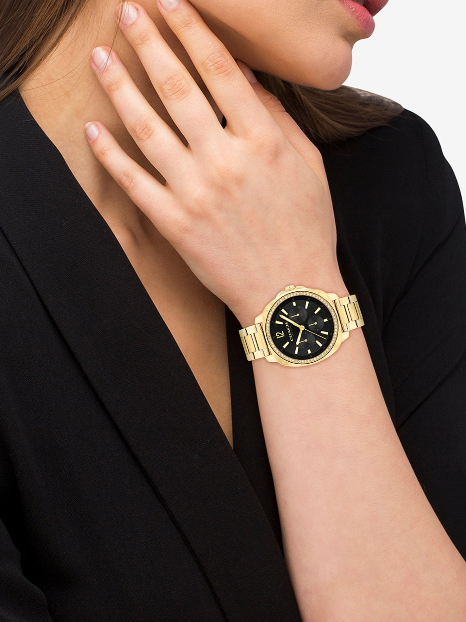 Coach KITT 38 mm Black Dial Women Watch 14504398