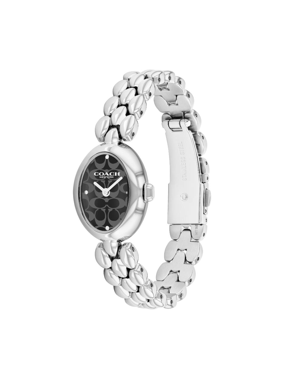 Coach Sammy Qtz Basic Black Oval Dial Women's Watch 14504420