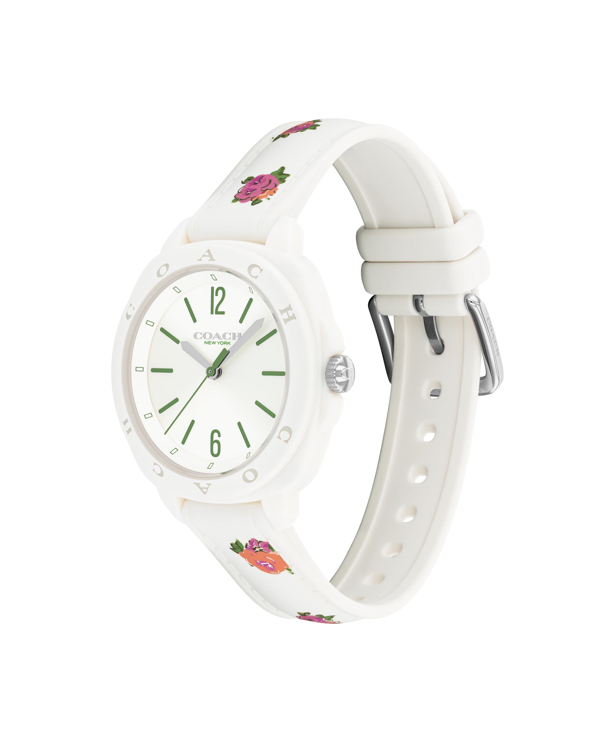 Coach KITT 35.4 mm White Dial Women Watch 14504473