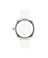 Coach KITT 35.4 mm White Dial Women Watch 14504473