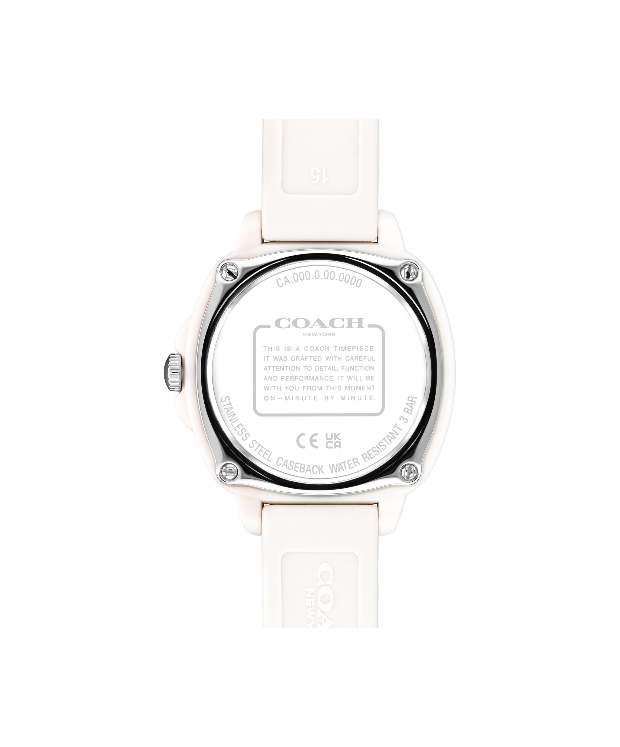 Coach KITT 35.4 mm White Dial Women Watch 14504473