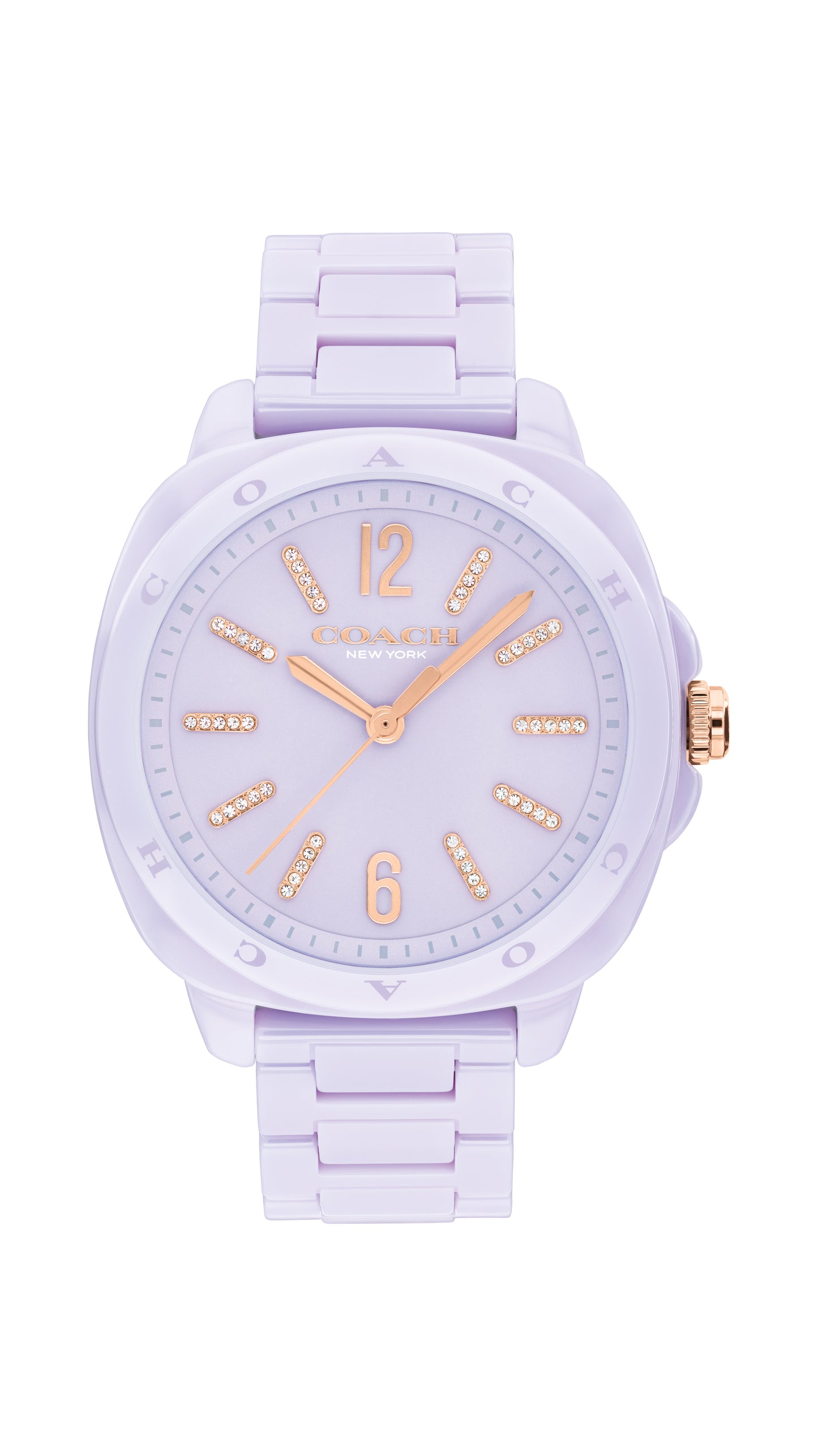 Coach KITT 38 mm Purple Dial Women Watch 14504481