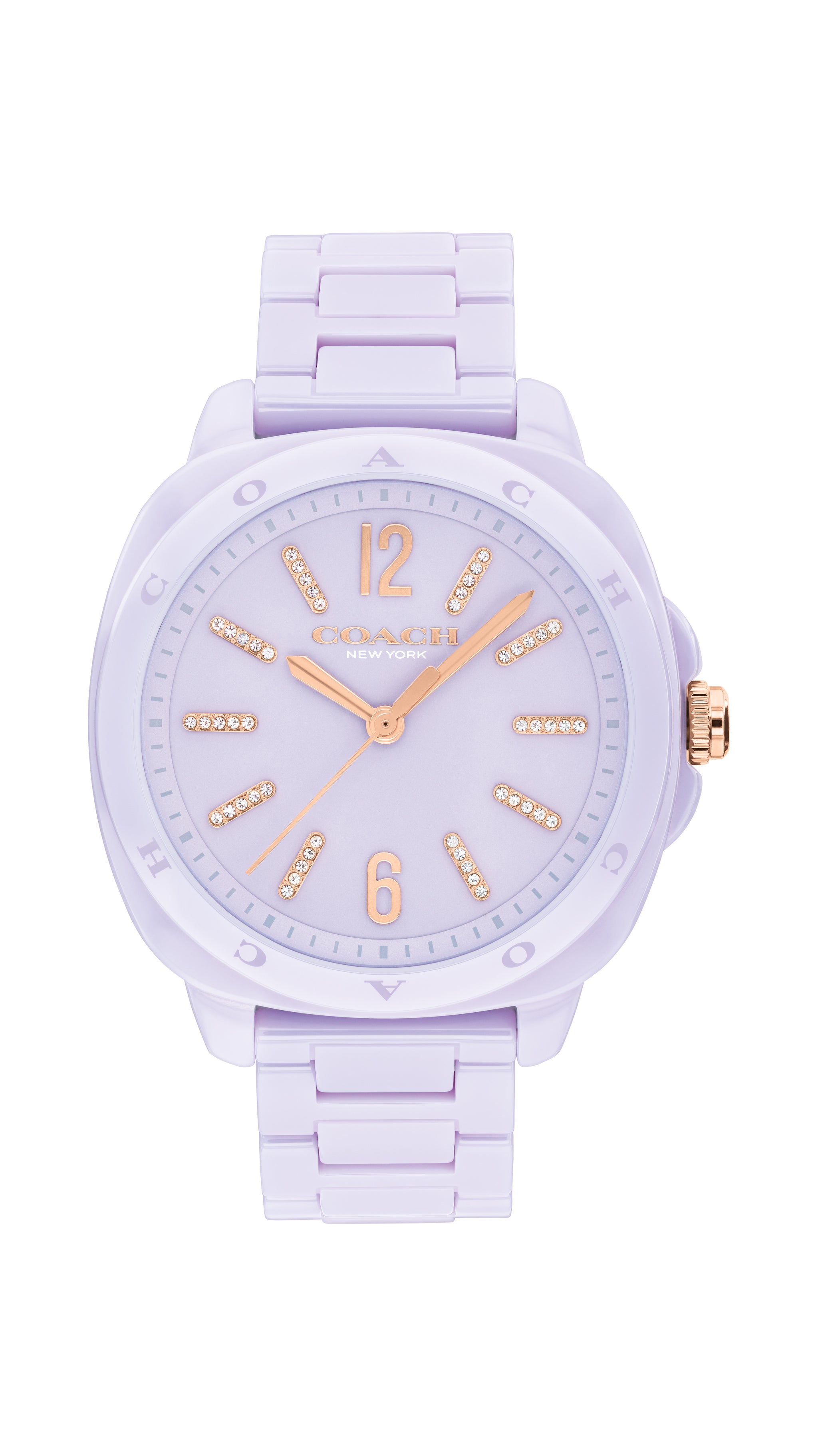 Coach KITT 38 mm Purple Dial Women Watch 14504481
