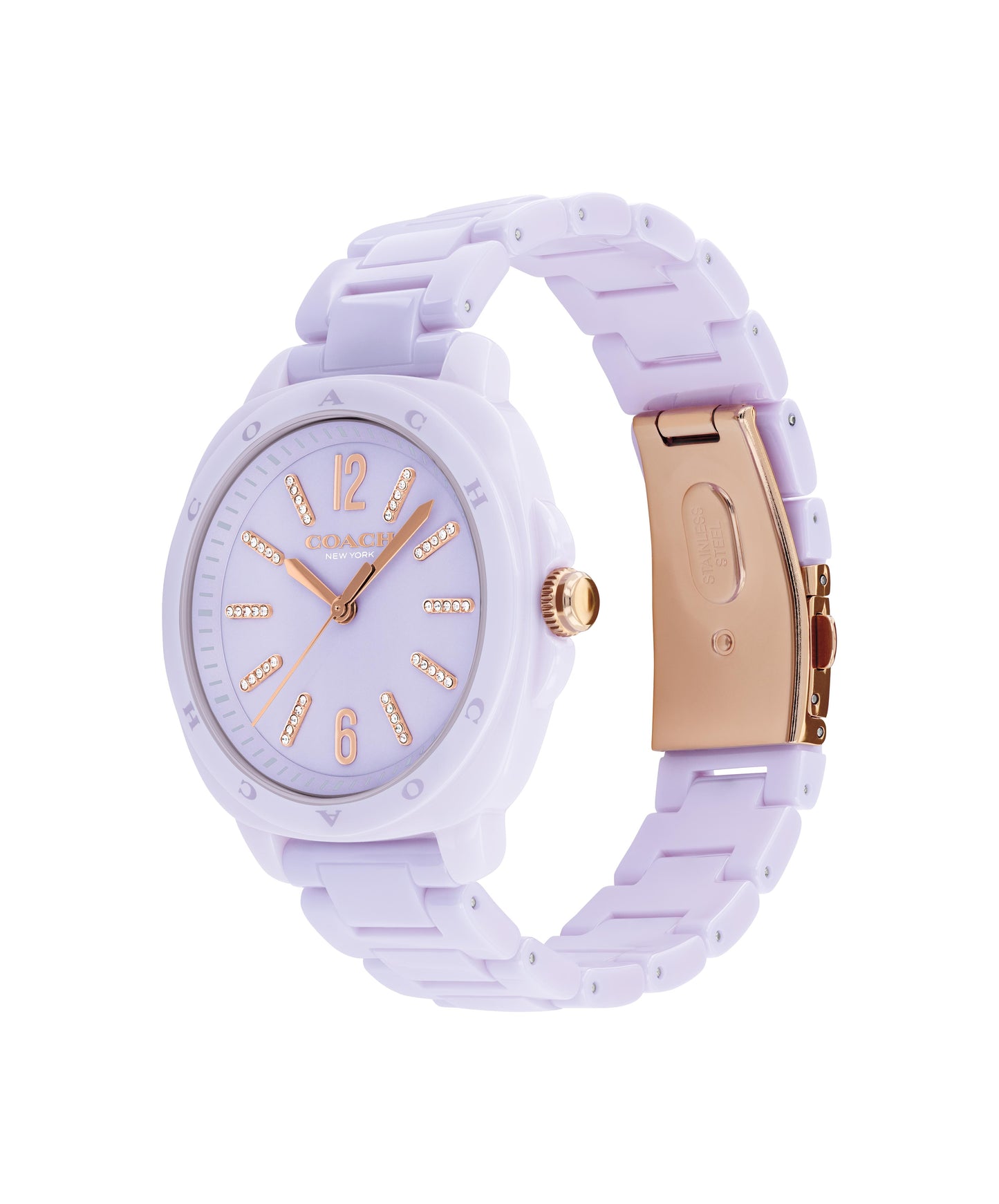 Coach KITT 38 mm Purple Dial Women Watch 14504481