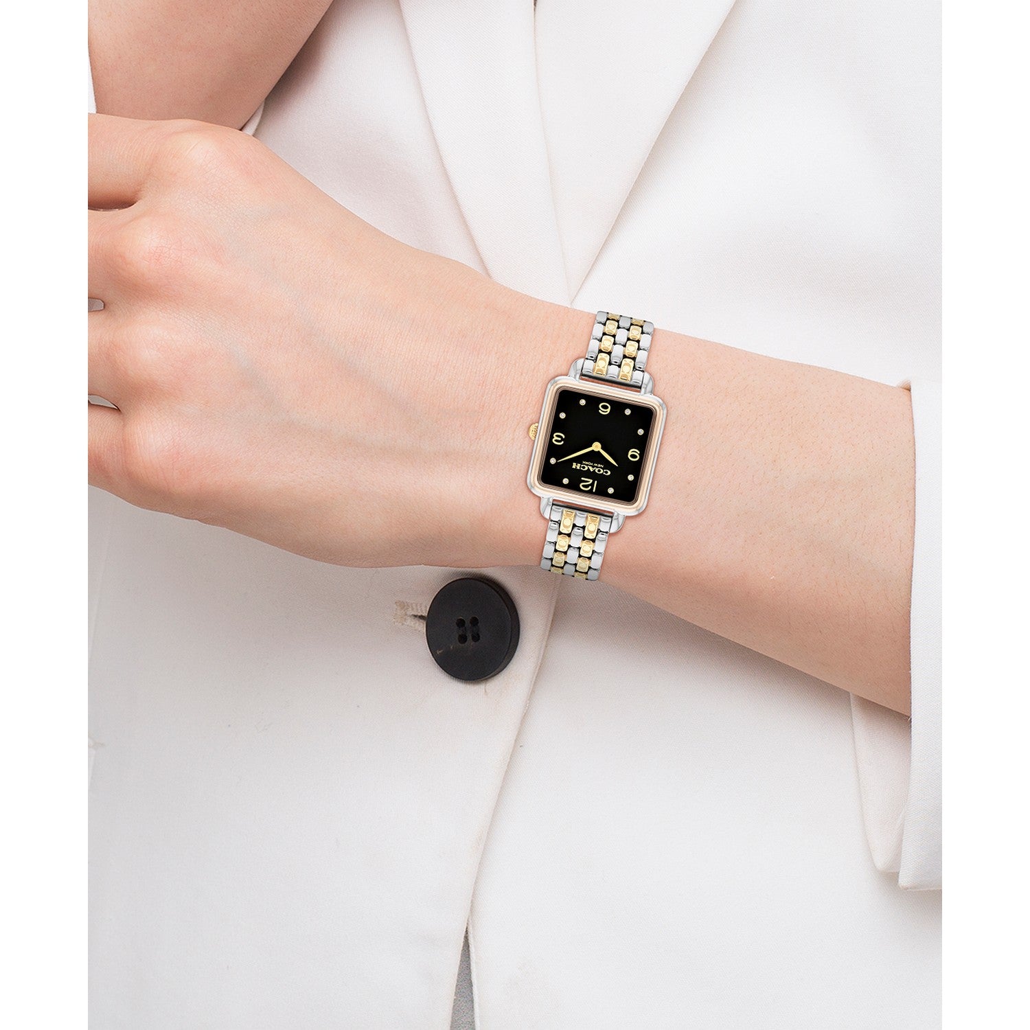 Coach CASS 28 mm Black Dial Women Watch 14504496