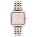 Coach CASS 28 mm Pink Dial Women Watch 14504497