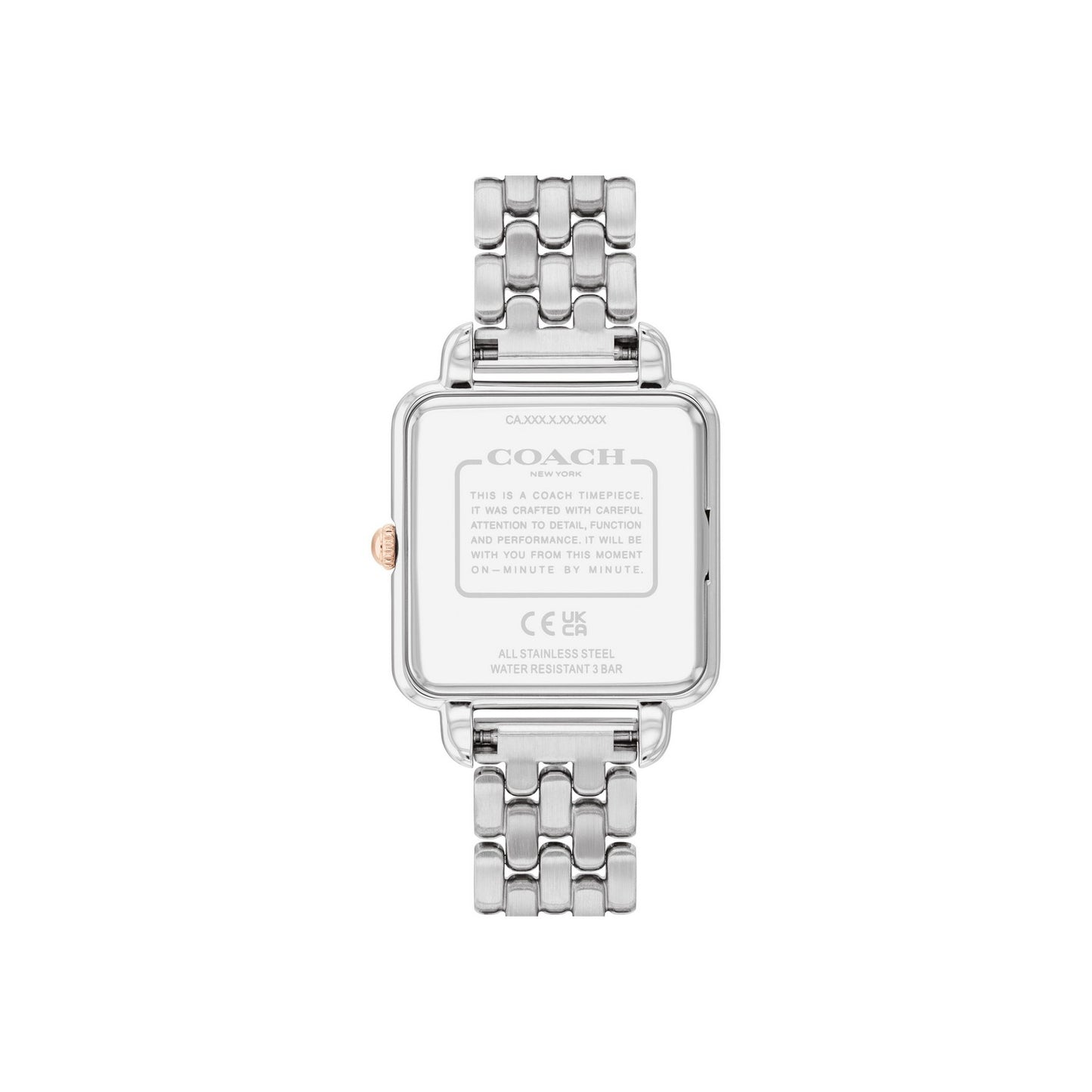 Coach CASS 28 mm Pink Dial Women Watch 14504497