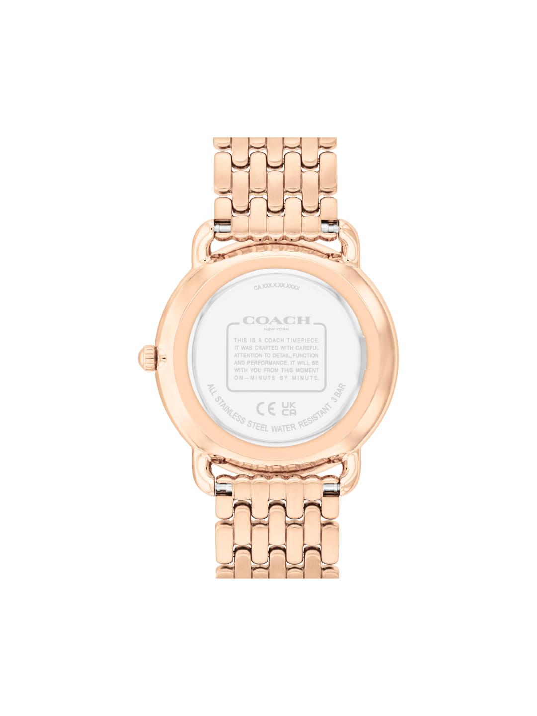 Coach Elliot Qtz Basic Chalk Round Dial Women's Watch 14504515