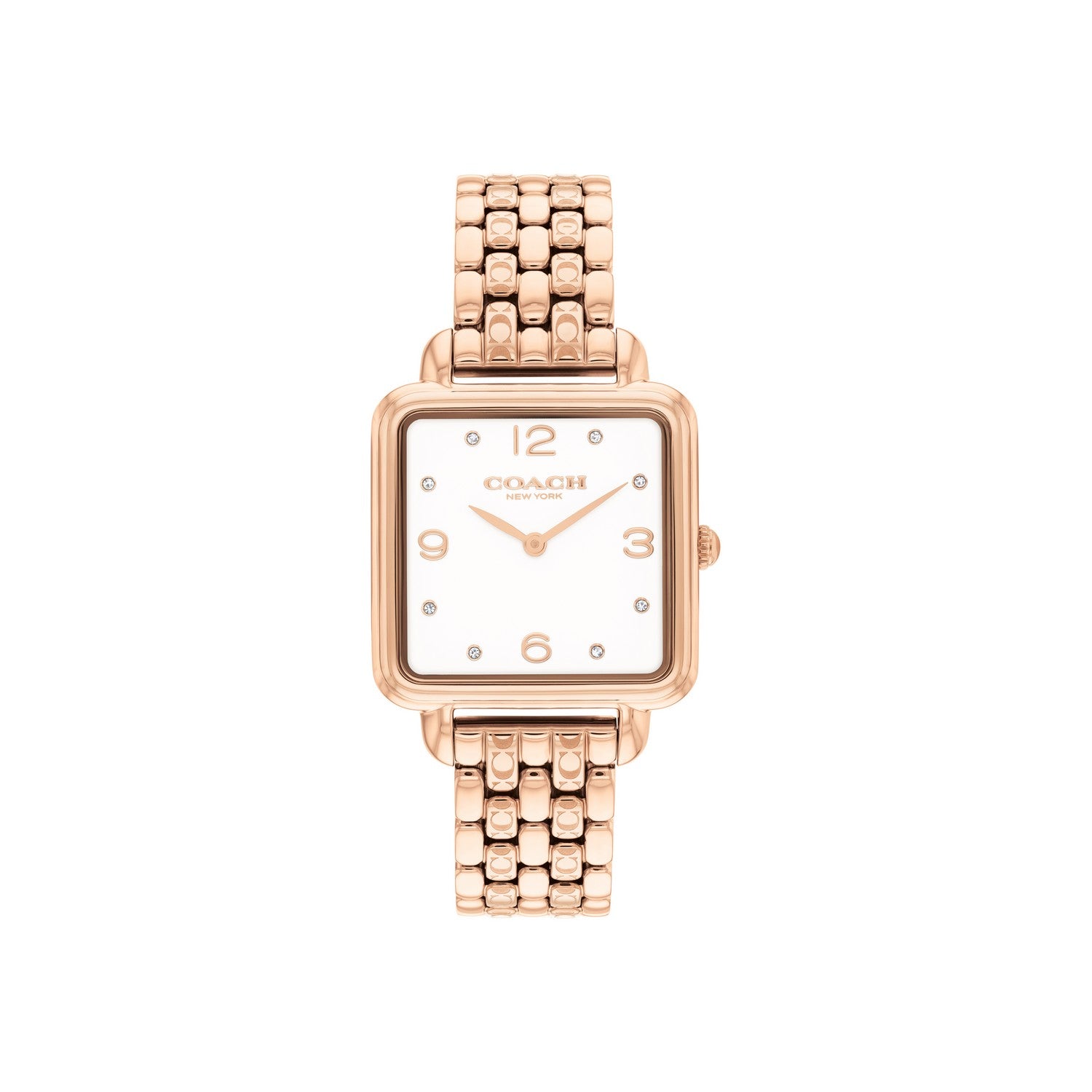 Coach CASS 28 mm White Dial Women Watch 14504532