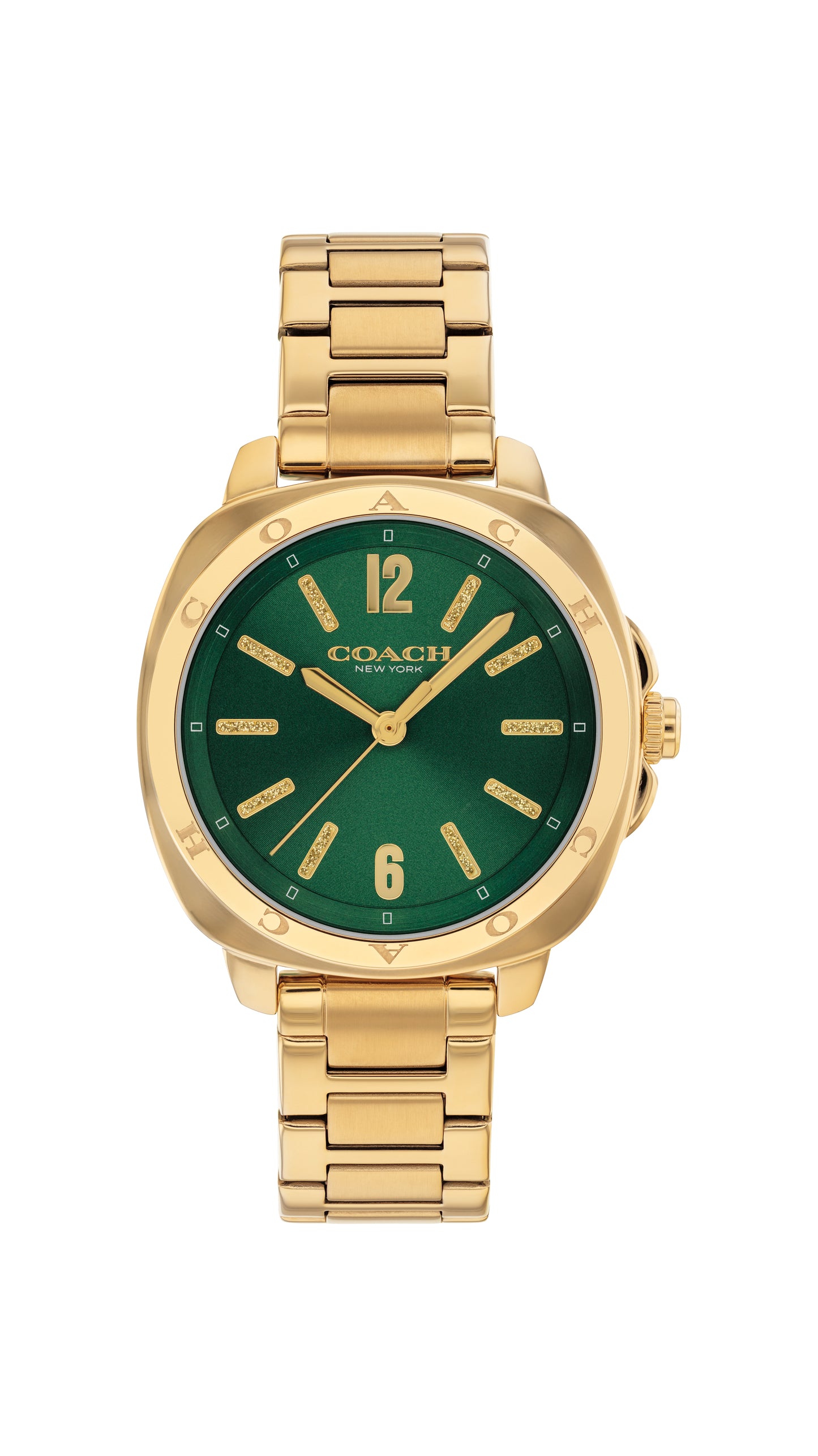 Coach KITT 34 mm Green Dial Women Watch 14504535
