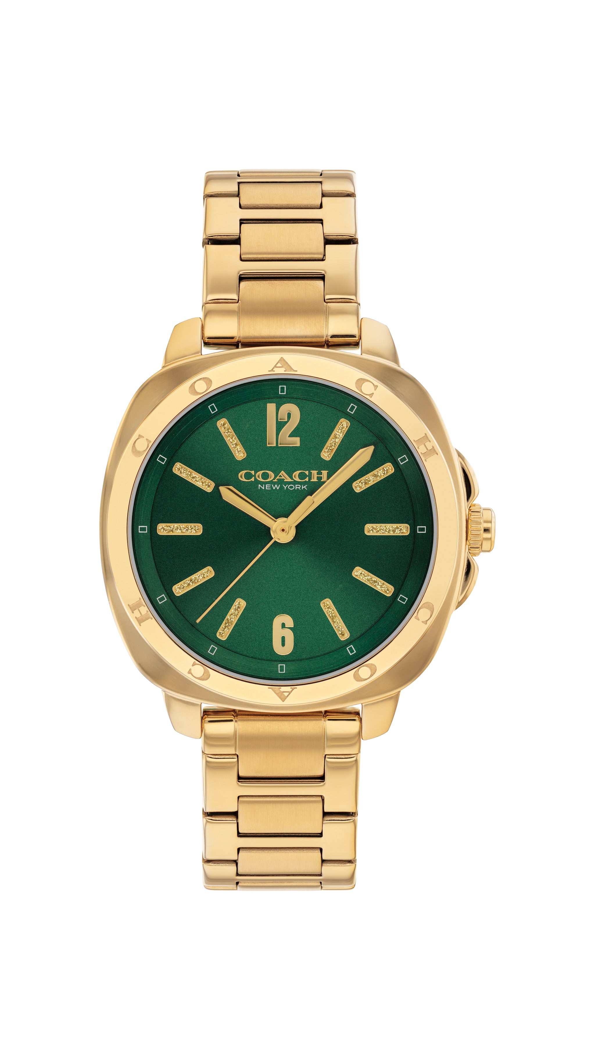 Coach KITT 34 mm Green Dial Women Watch 14504535