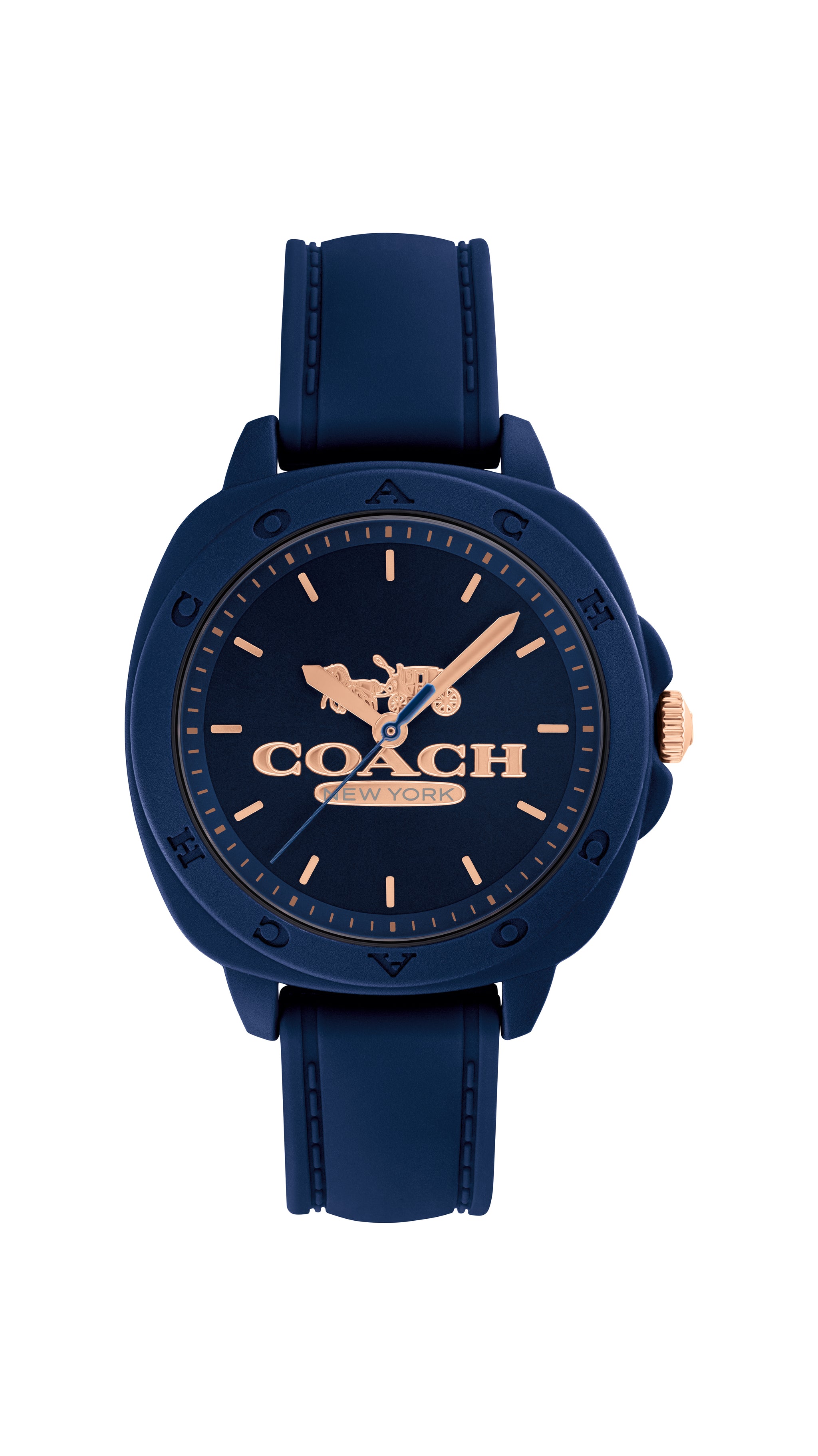 Coach KITT 35.4 mm Navy Dial Women Watch 14504540