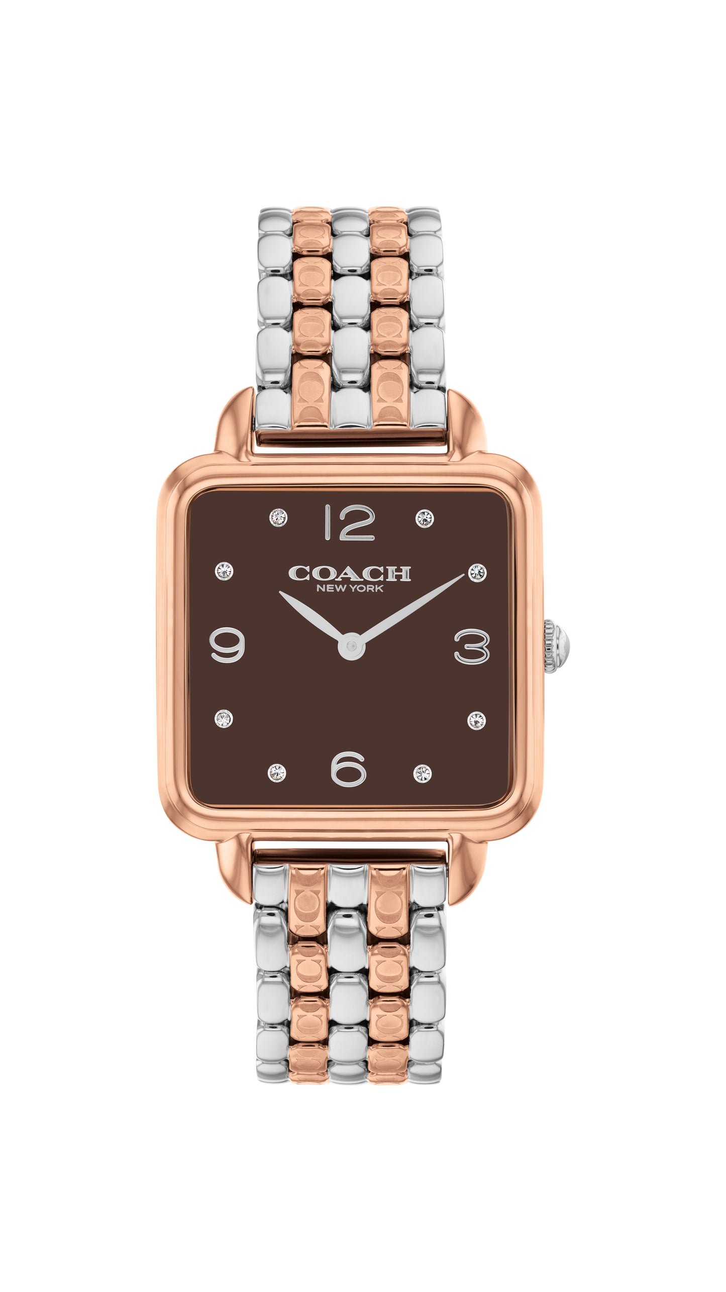 Coach CASS 28 mm Brown Dial Women Watch 14504543