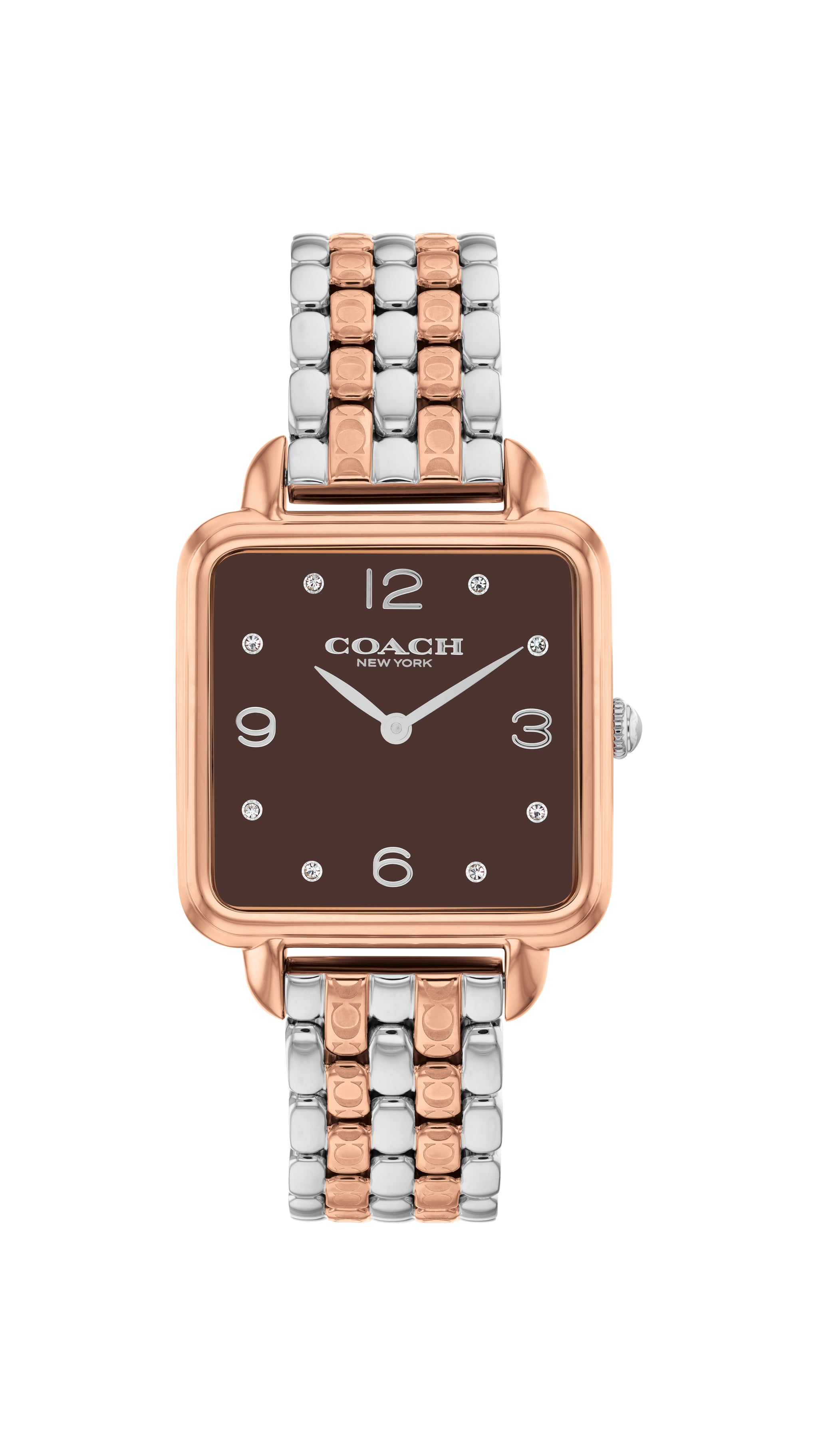 Coach CASS 28 mm Brown Dial Women Watch 14504543