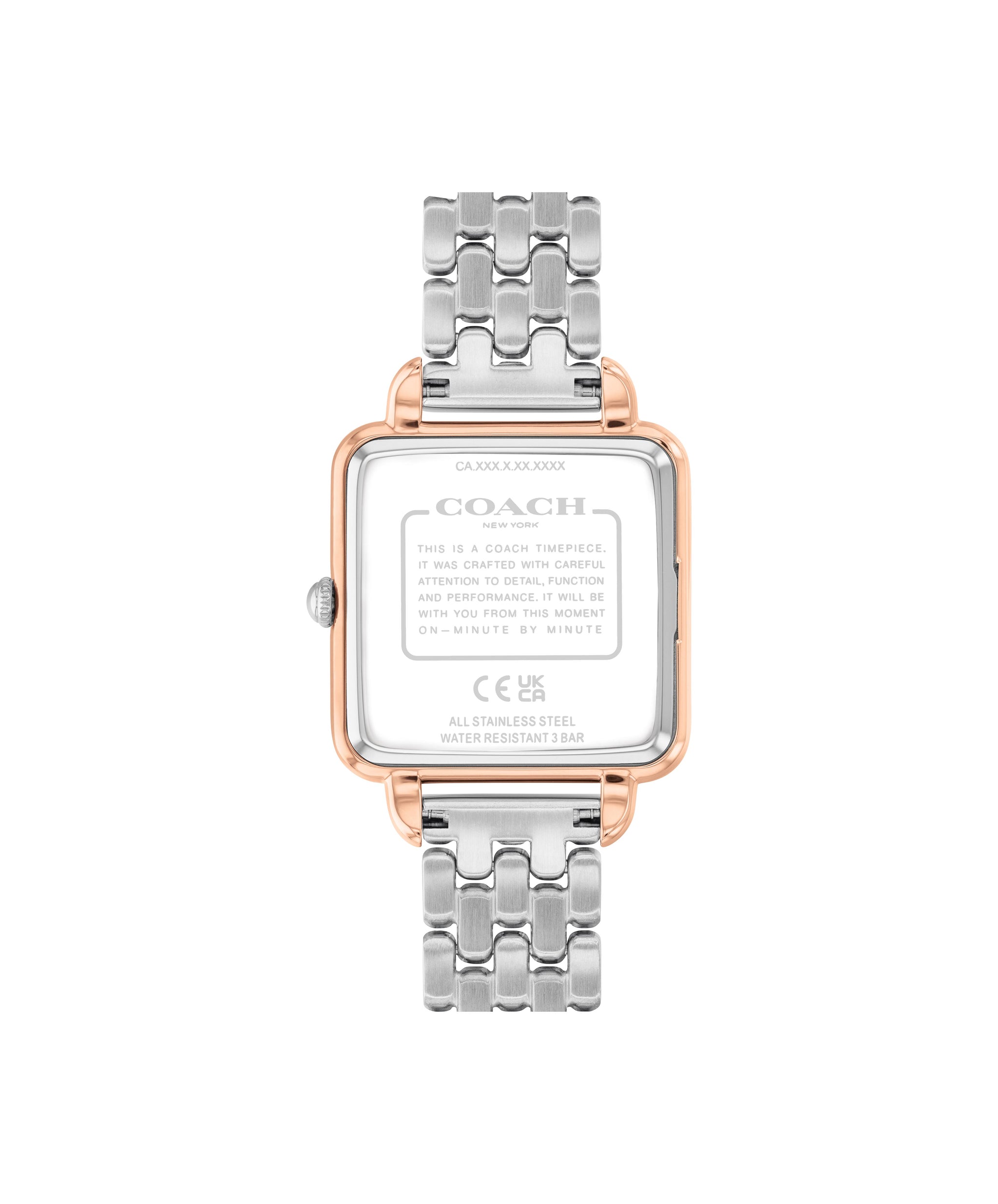 Coach CASS 28 mm Brown Dial Women Watch 14504543