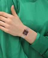 Coach CASS 28 mm Brown Dial Women Watch 14504543