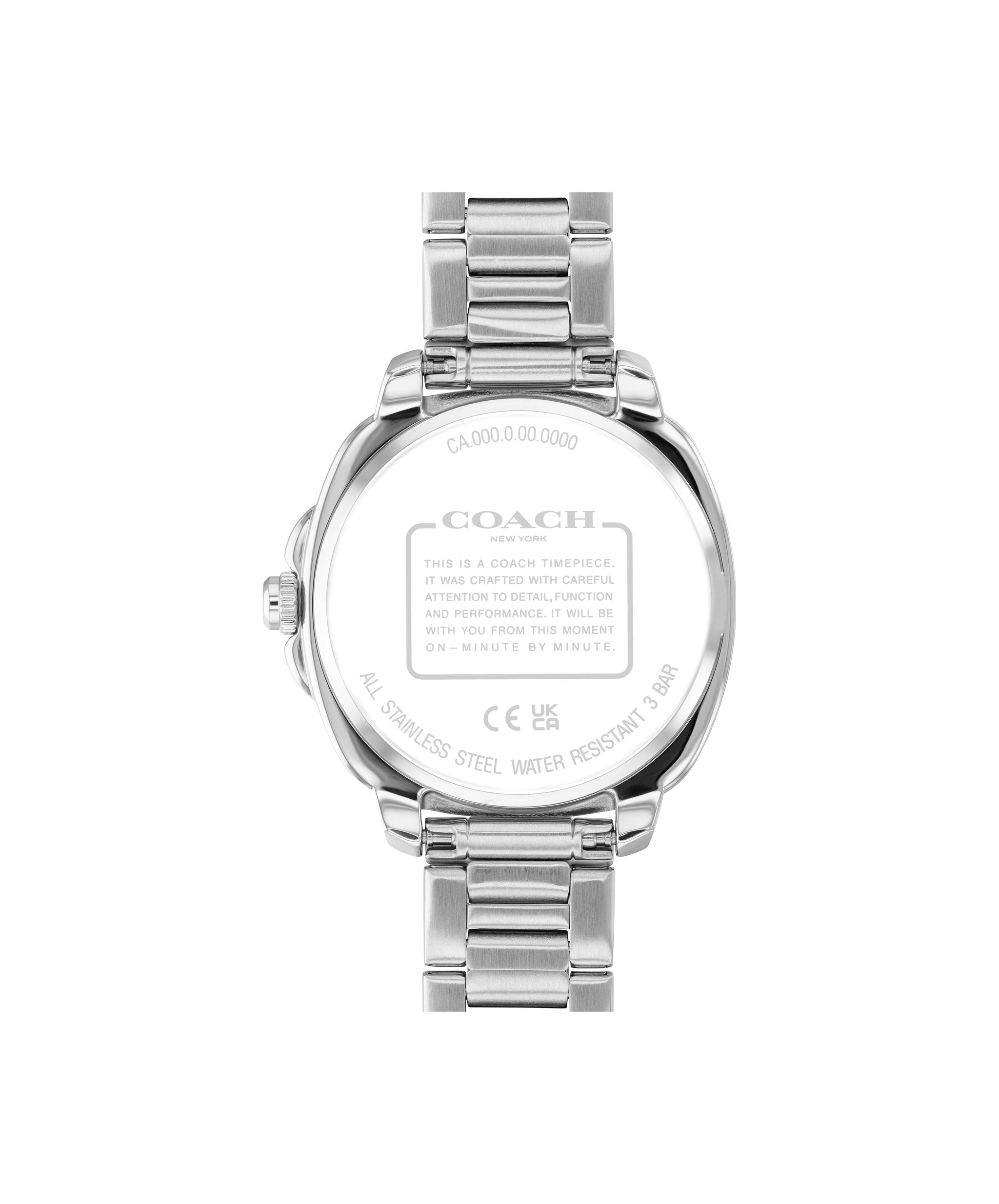 Coach KITT 34 mm Silver Dial Women Watch 14504544
