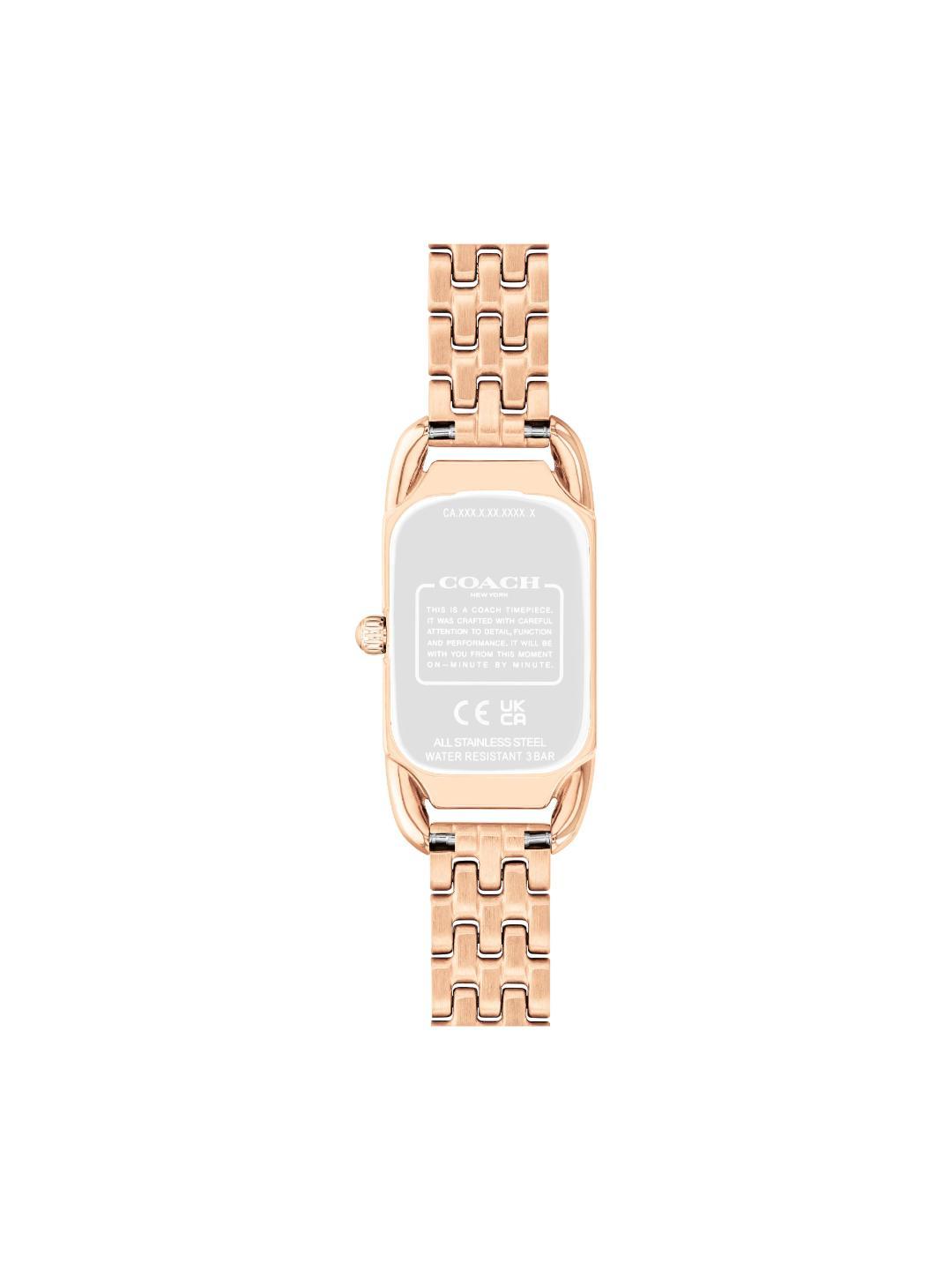 Coach Cadie Qtz Basic Slim Green Color Rectangle Dial Women's Watch - 14504551