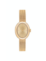 Coach Sammy Qtz Basic Mini Thin Gold Color Oval Dial Women's Watch - 14504567