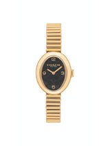 Coach Sammy Qtz Basic Mini Black Color Oval Dial Women's Watch - 14504571