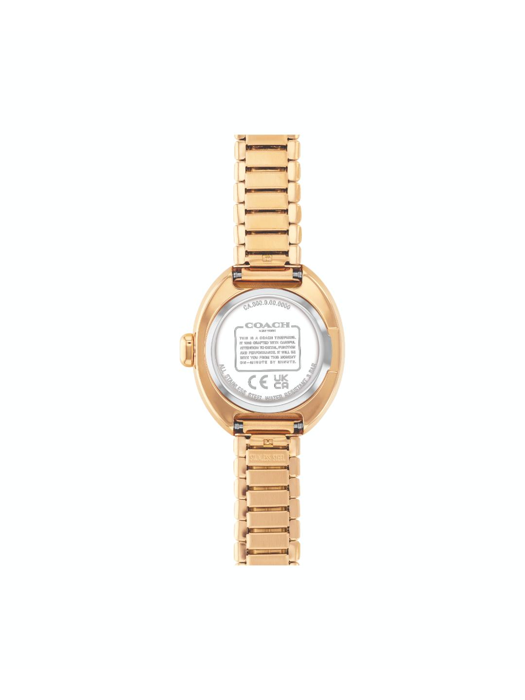 Coach Sammy Qtz Basic Mini Black Color Oval Dial Women's Watch - 14504571