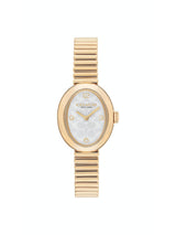 Coach Sammy Qtz Basic Mini Silver White Color Oval Dial Women's Watch - 14504573