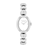 Coach Sammy White Oval 22.5 mm Dial Women Analog Watch 14504639