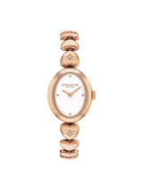 Coach Sammy Qtz Basic Chalk Color Oval Dial Women's Watch - 14504640