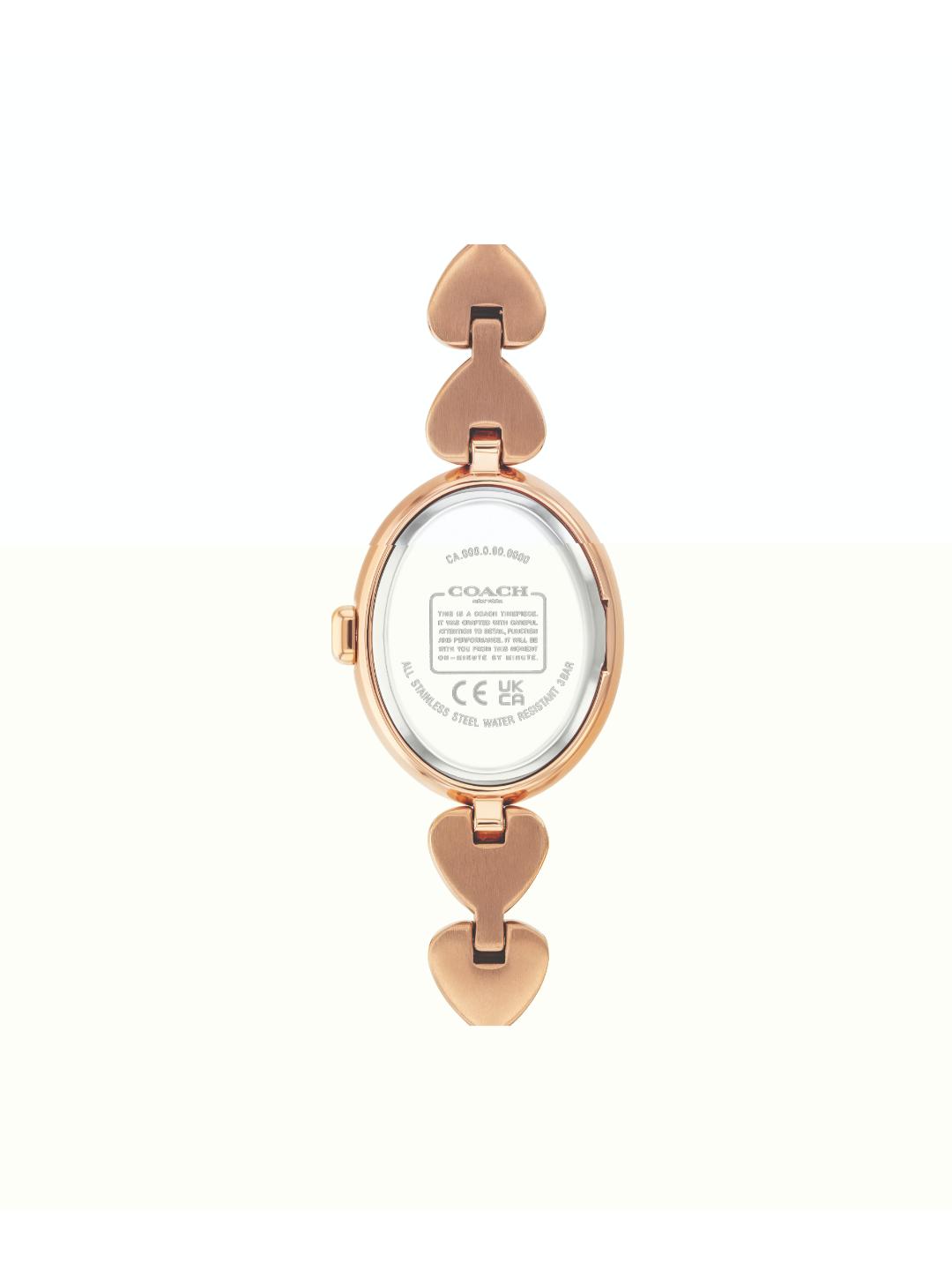 Coach Sammy Qtz Basic Chalk Color Oval Dial Women's Watch - 14504640