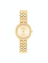 Coach Harlow Qtz Basic Slim Gold Color Cushion Dial Women's Watch - 14504660