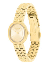 Coach Harlow Qtz Basic Slim Gold Color Cushion Dial Women's Watch - 14504660