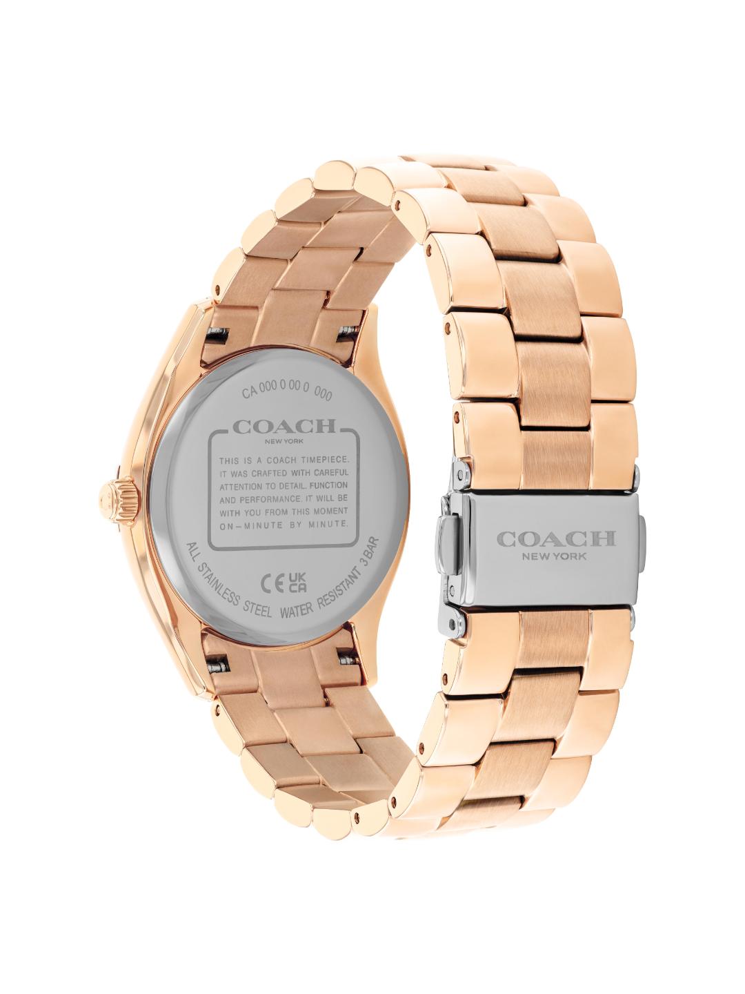 Coach Brooks Pink 34 mm Dial Women Analog Watch 14504668