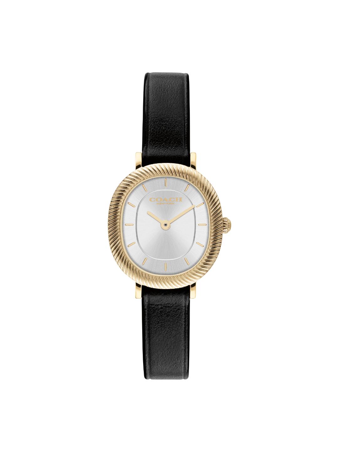 Coach Harlow Qtz Basic Slim Silver White Cushion Dial Women's Watch 14504726