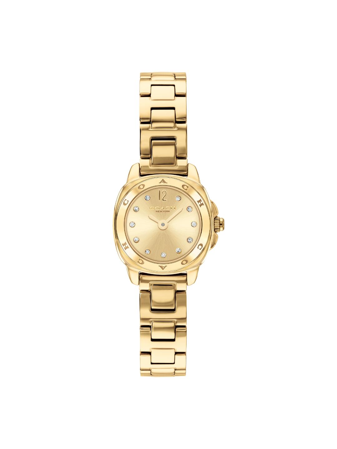 Coach Kitt Thin Gold 21 mm Dial Women Analog Watch 14504728