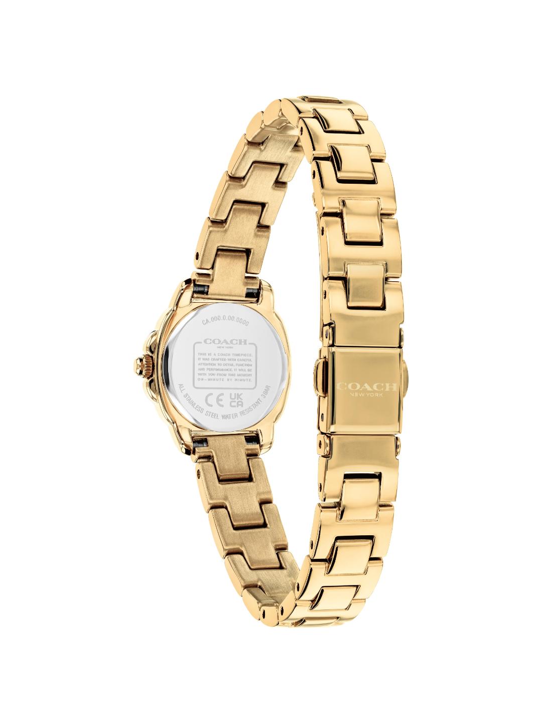 Coach Kitt Thin Gold 21 mm Dial Women Analog Watch 14504728