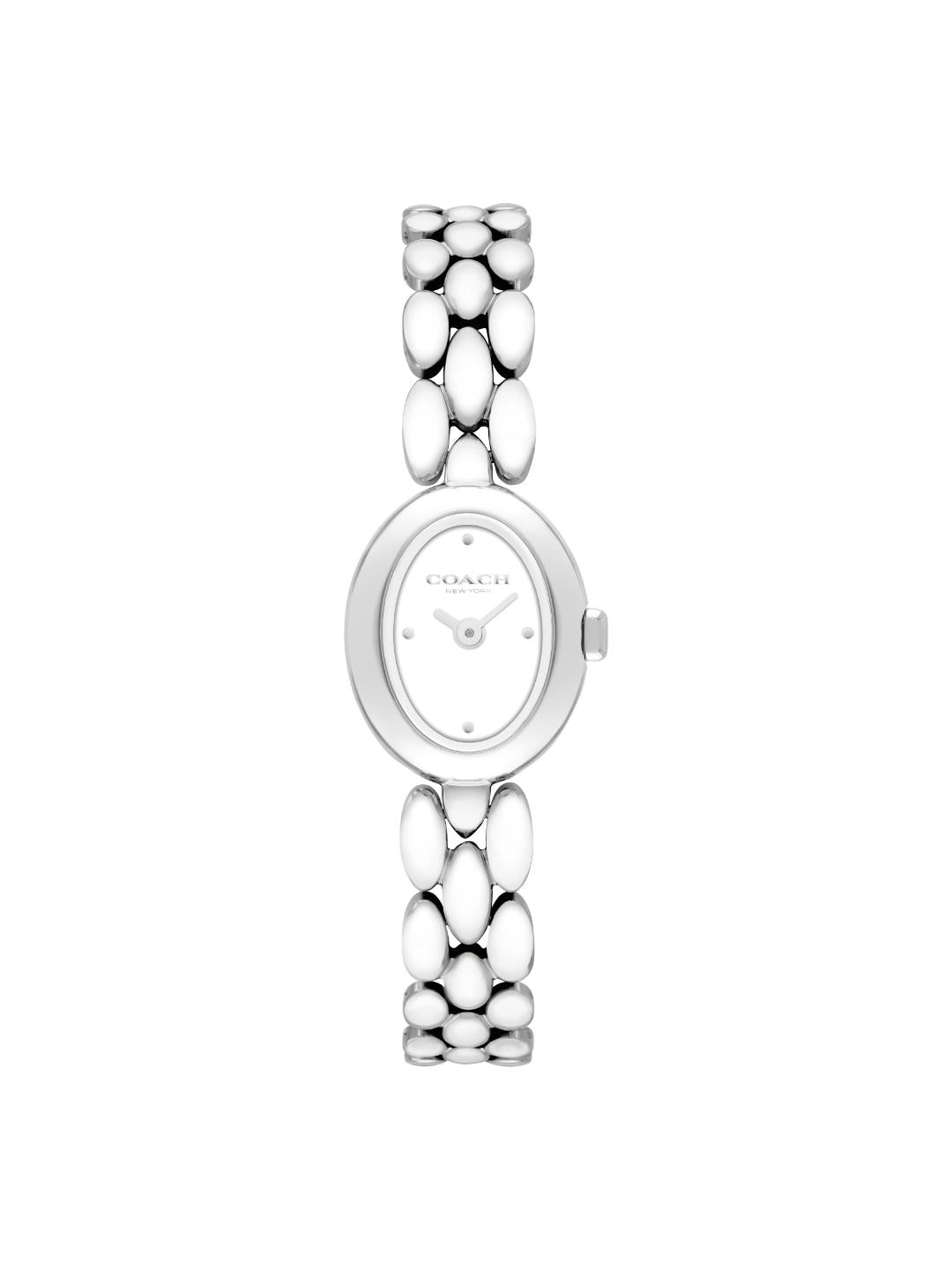Coach Sammy Qtz Basic Mini Chalk Oval Dial Women's Watch 14504736