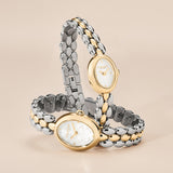 Coach Sammy Qtz Basic Mini Chalk Color Oval Dial Women's Watch 14504738