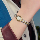 Coach Sammy Qtz Basic Mini Chalk Color Oval Dial Women's Watch 14504738
