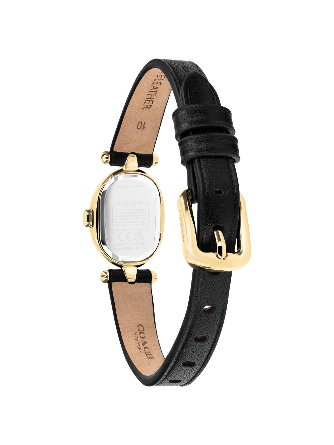 Coach Sammy Qtz Basic Mini Black Oval Dial Women's Watch 14504739