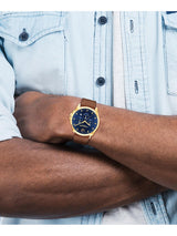 Coach Greyson Qtz Fashion Chrono Dark Blue Round Dial Men's Watch 14602629