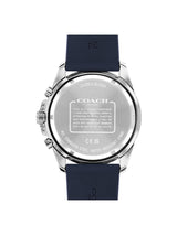 Coach Kent Qtz Fashion Chrono Navy Round Dial Men's Watch 14602641