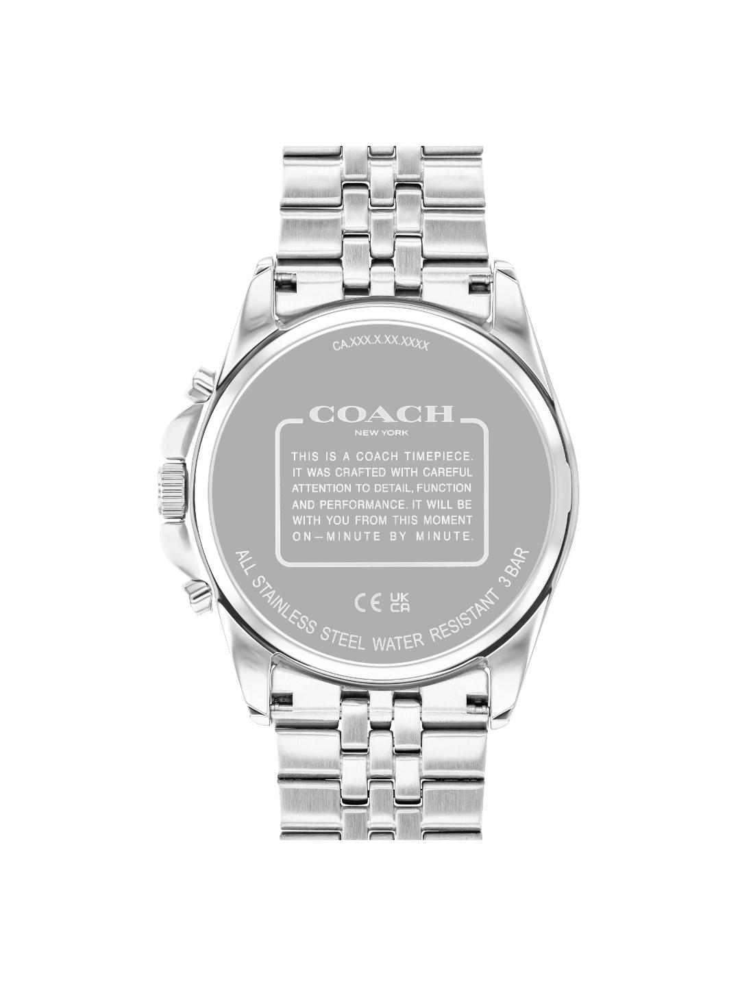 Coach Greyson Qtz Fashion Chrono Dark Blue Round Dial Men's Watch 14602659