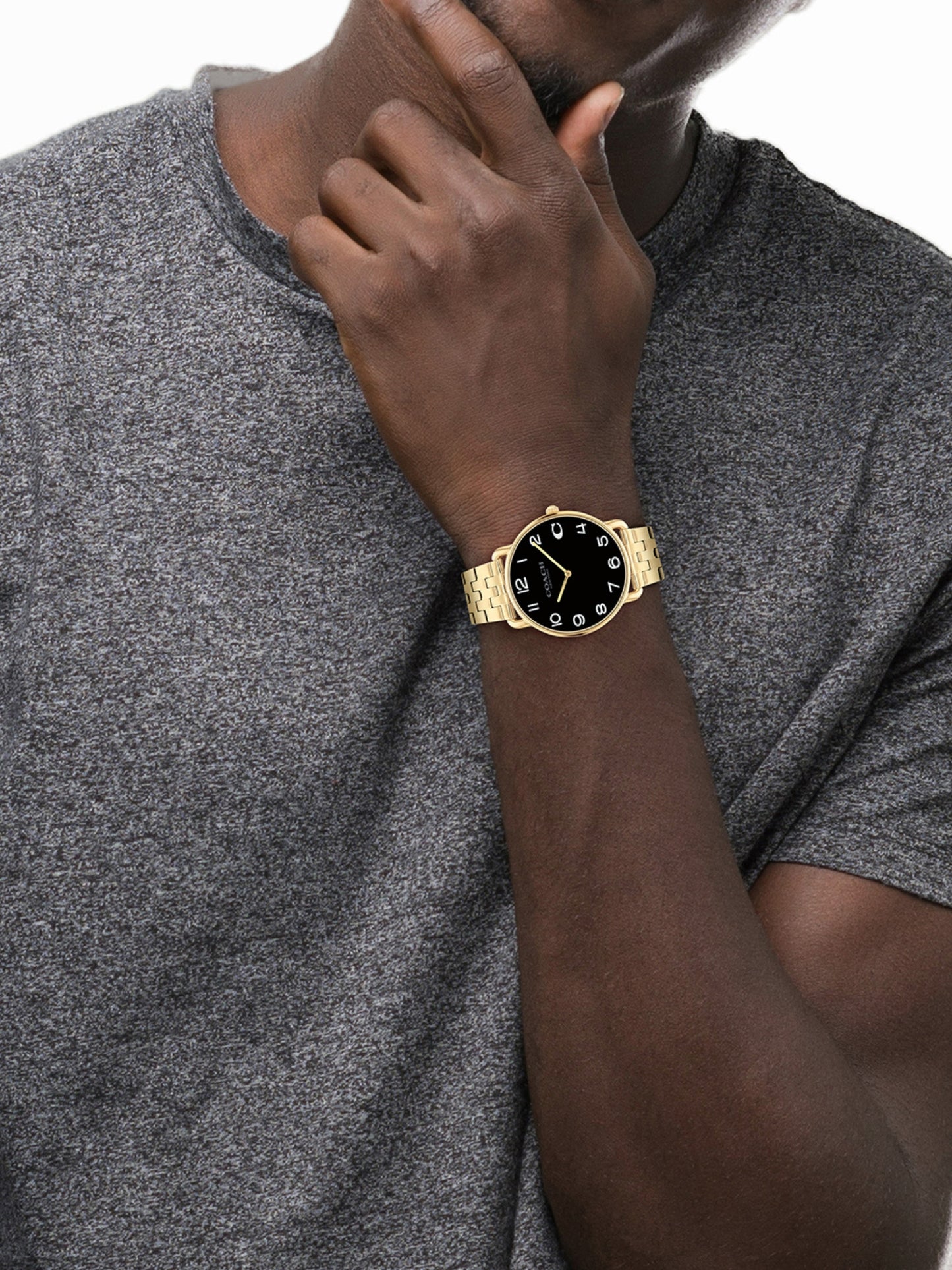 Coach ELLIOT 41 mm Black Dial Men Watch 14602669