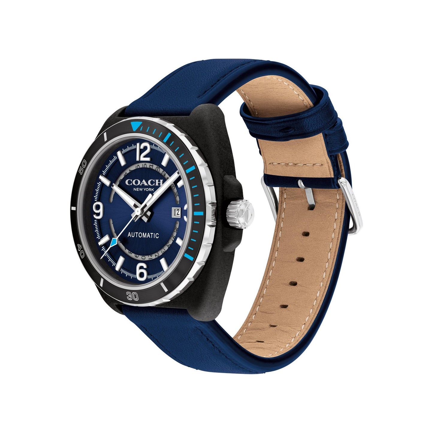 Coach CHARTER 44.5 mm Blue Dial Men Watch 14602736