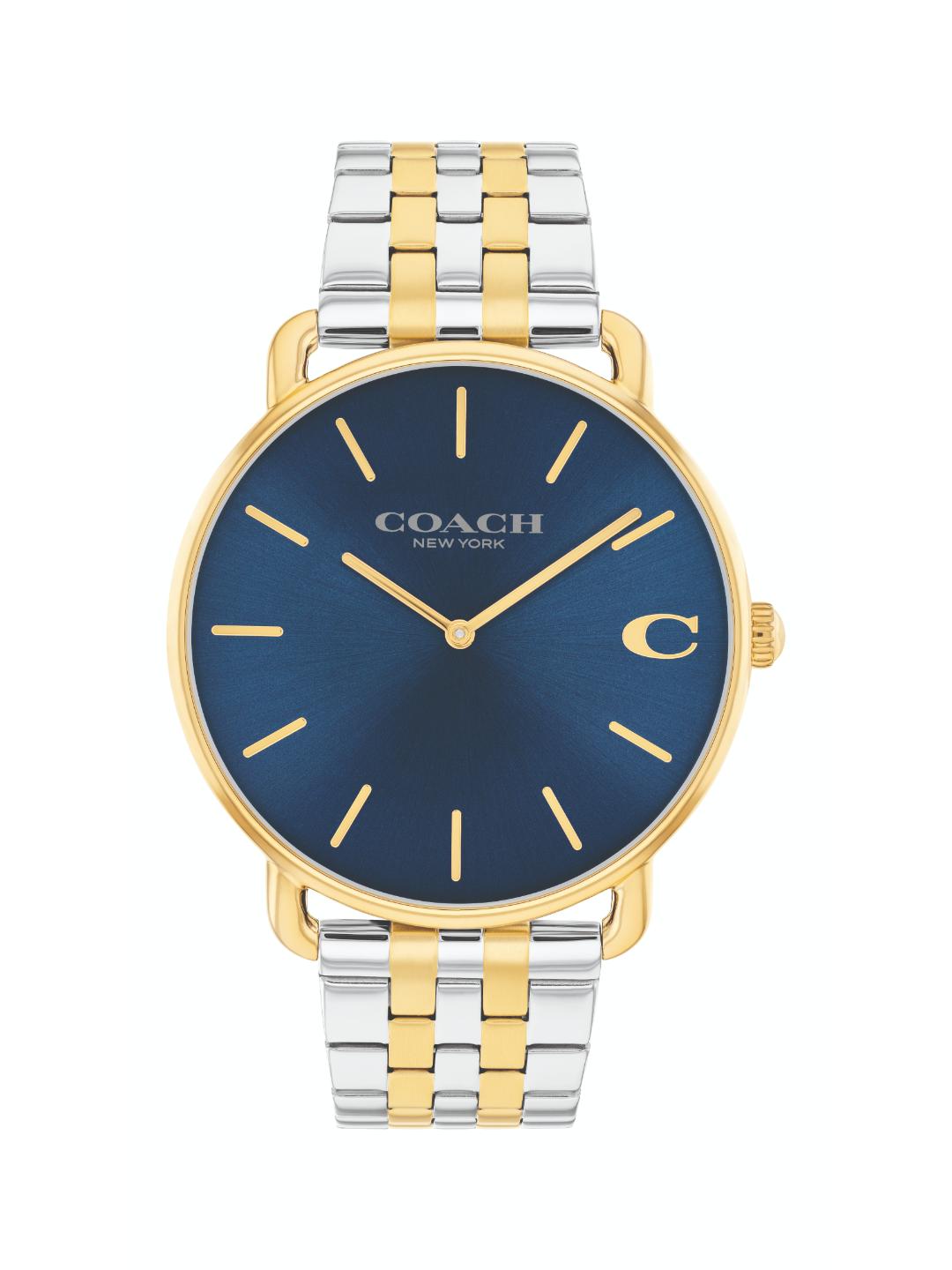 Coach Elliot Qtz Basic Blue Color Round Dial Men's Watch - 14602748