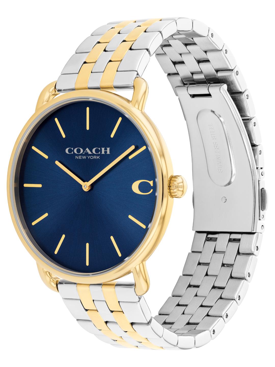 Coach Elliot Qtz Basic Blue Color Round Dial Men's Watch - 14602748
