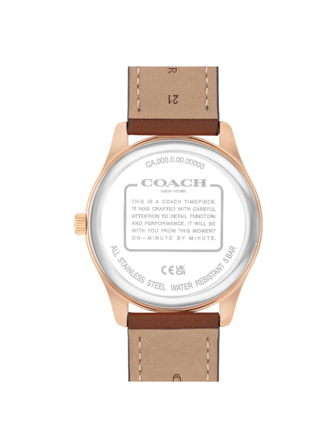 Coach Oliver Calendar Blue 41 mm Dial Men Analog Watch 14602755
