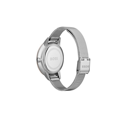 Hugo Boss SYMPHONY 38 mm Rose Gold Dial Women Analog Watch- 1502423