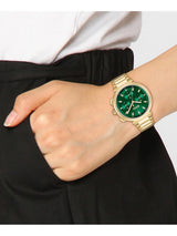 Boss One Qtz Multifunction 38 mm Green Dial Women Watch- 1502679