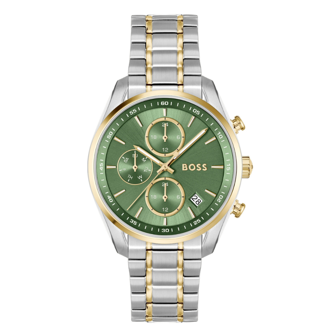 Boss GRAND TOUR LADIES 38 mm Green Dial Women Watch 1502766